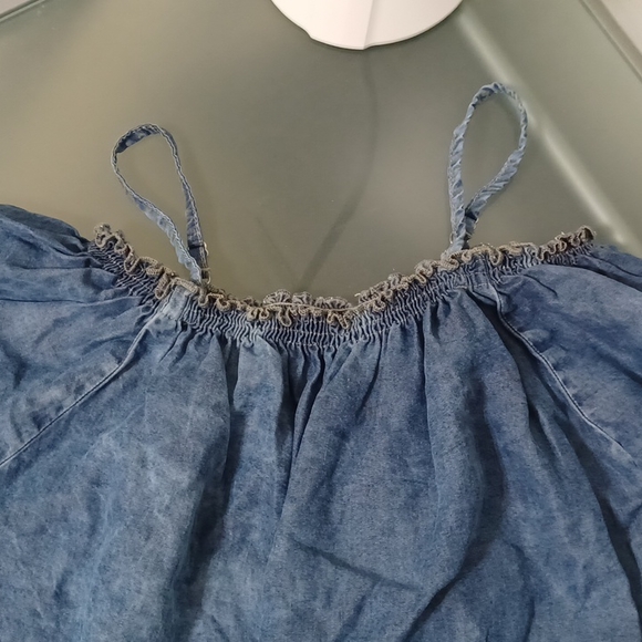 Nauty Blue Romper - Picture 3 of 7